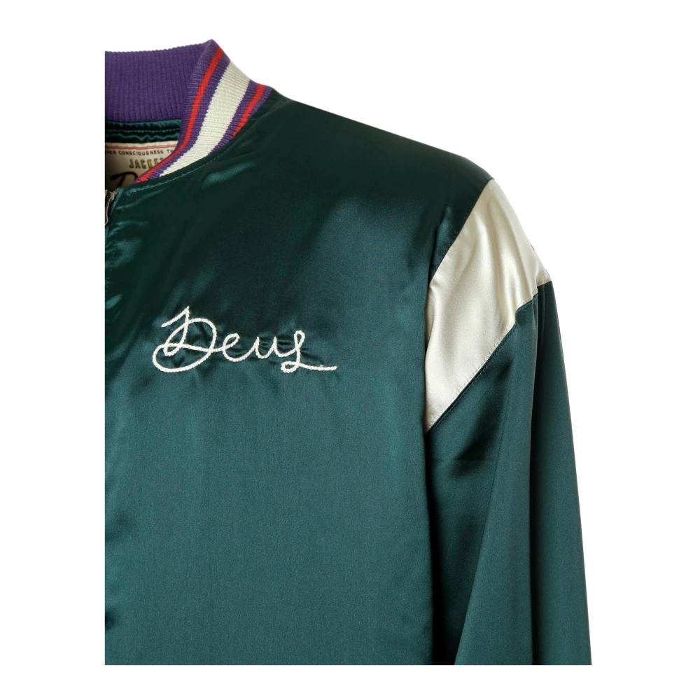 Deus Ex Machina Collegiale Stijl Jas Memento Mori Green Heren