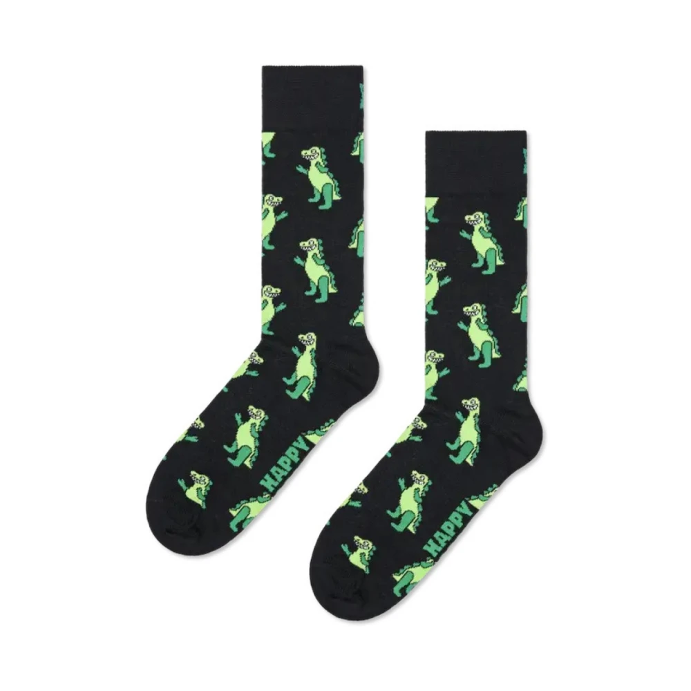 Happy Socks Dino Shapewear Black Heren