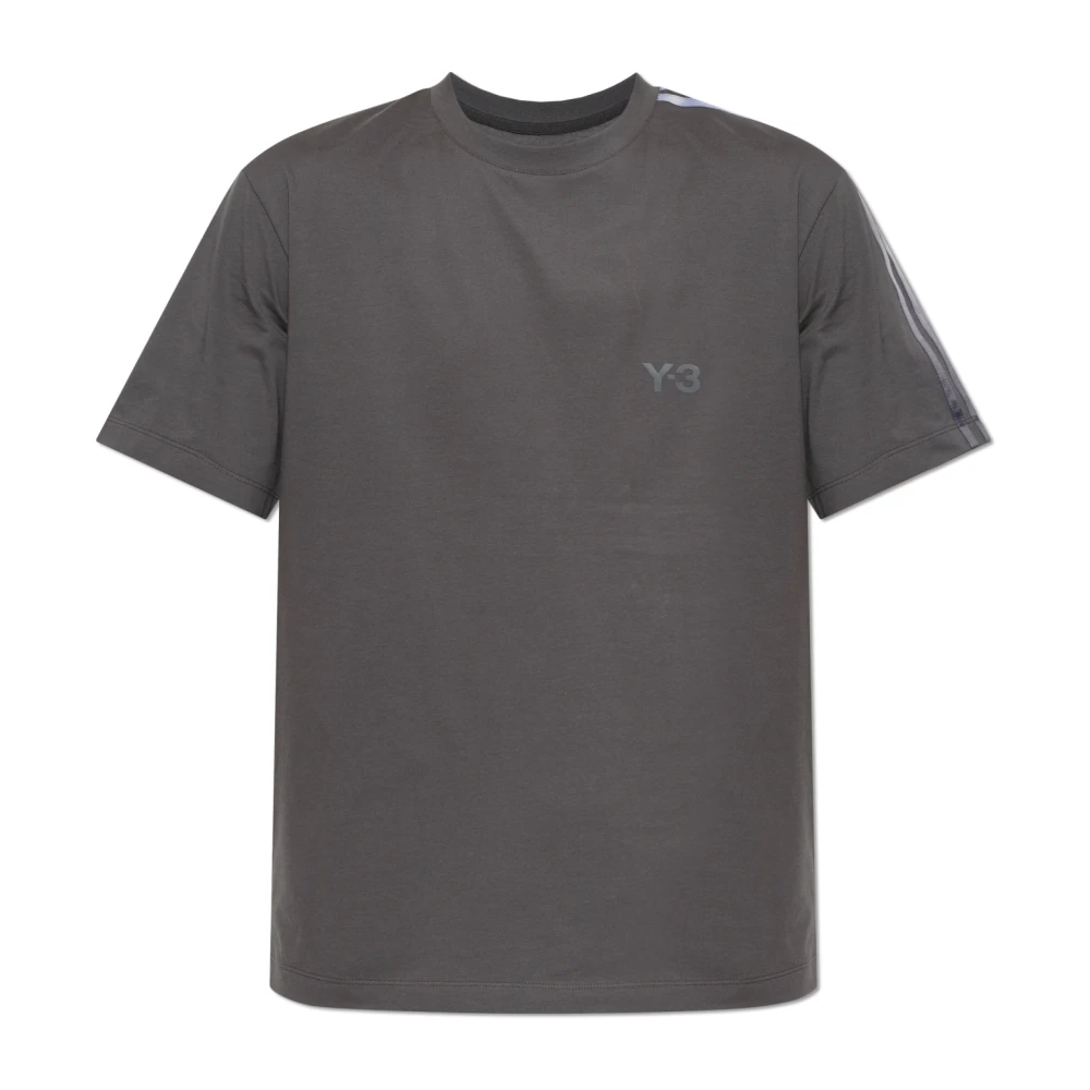 Y-3 Uomo Grigio - T-Shirt A Maniche Corte Con Righe Sfumate - Tops - 2XL - Immagine 1