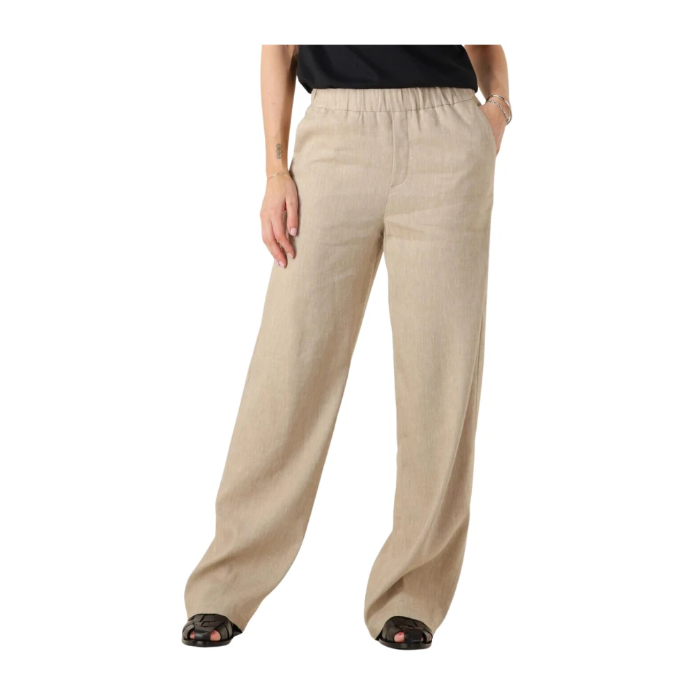 Drykorn Wijde Beige Broek Consider Beige Dames