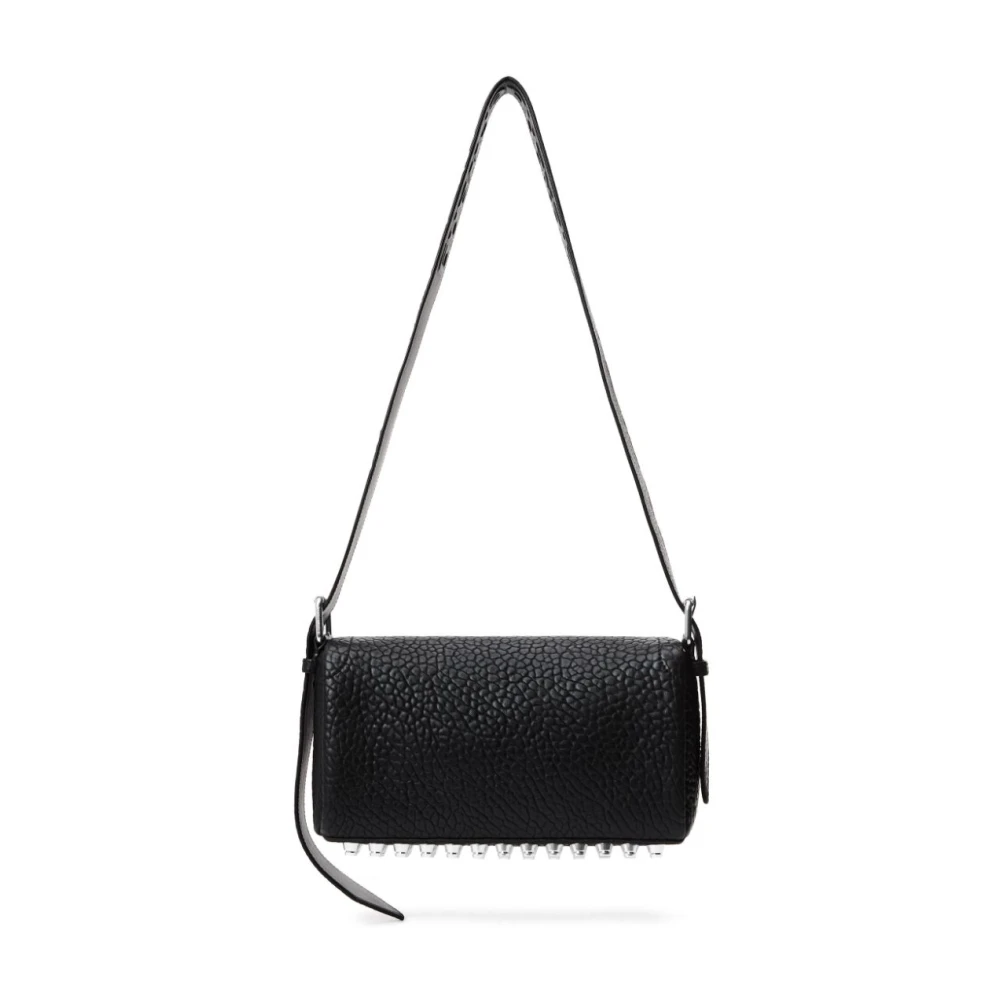alexander wang Jet Black Lambskin Stud Tas Black Dames