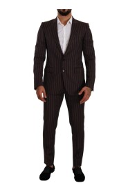 Bordeaux MARTINI Striped Slim Fit 2 Piece Suit