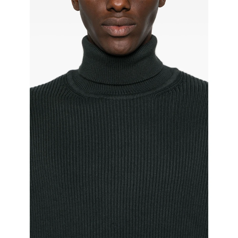 C.P. Company Hoge hals rechte snit sweaters Black Heren
