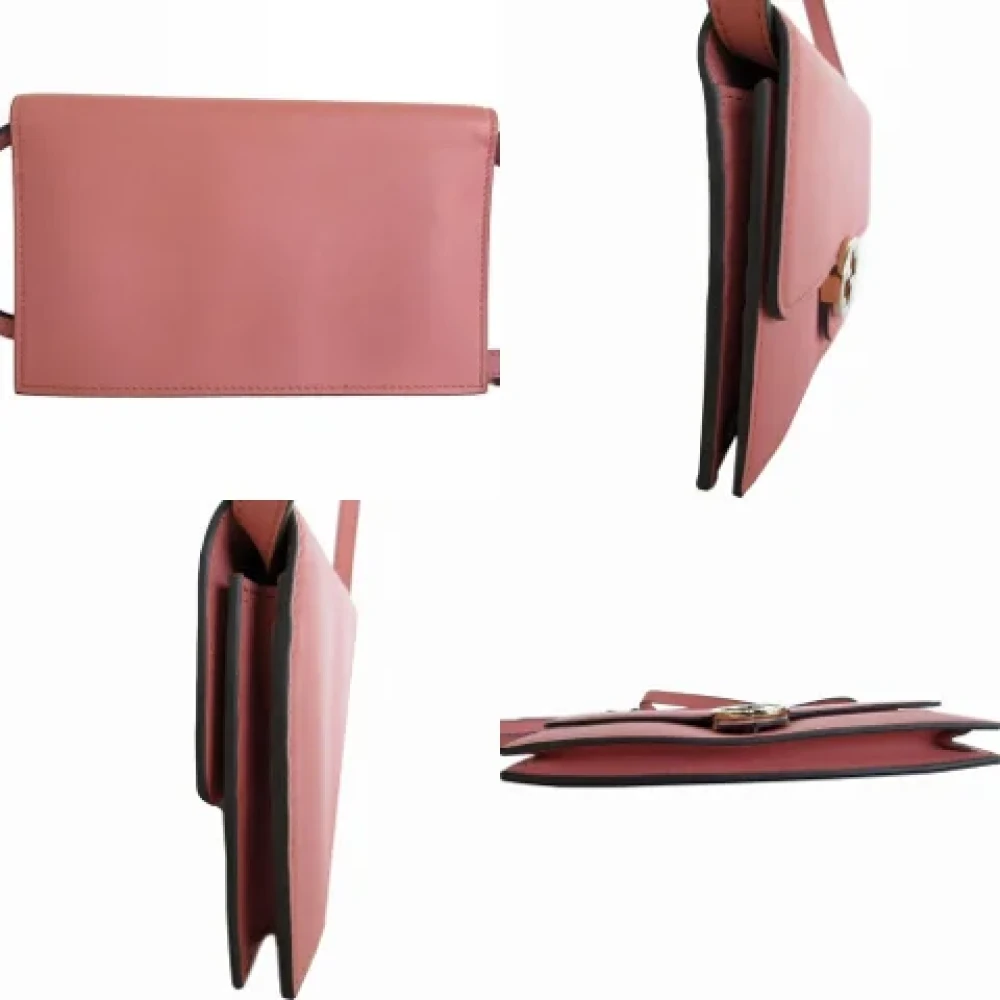 Gucci Vintage Pre-owned Leather gucci-bags Pink Dames