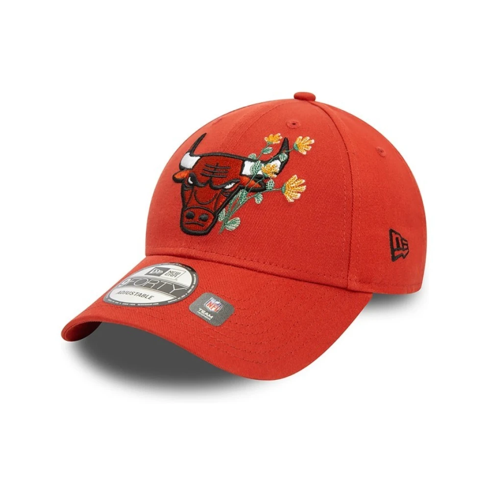new era Rode Bulls Bloemen Icoon Pet Red Heren