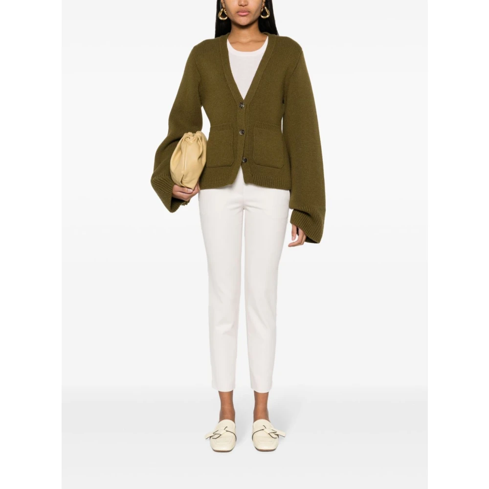 BRUNELLO CUCINELLI Beige Slim Fit Broek Beige Dames