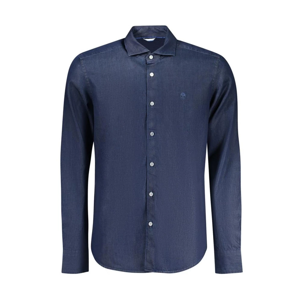 North Sails , Casual Shirts, Male, Blue, S, Long-Sleeved Shirt - Image 3