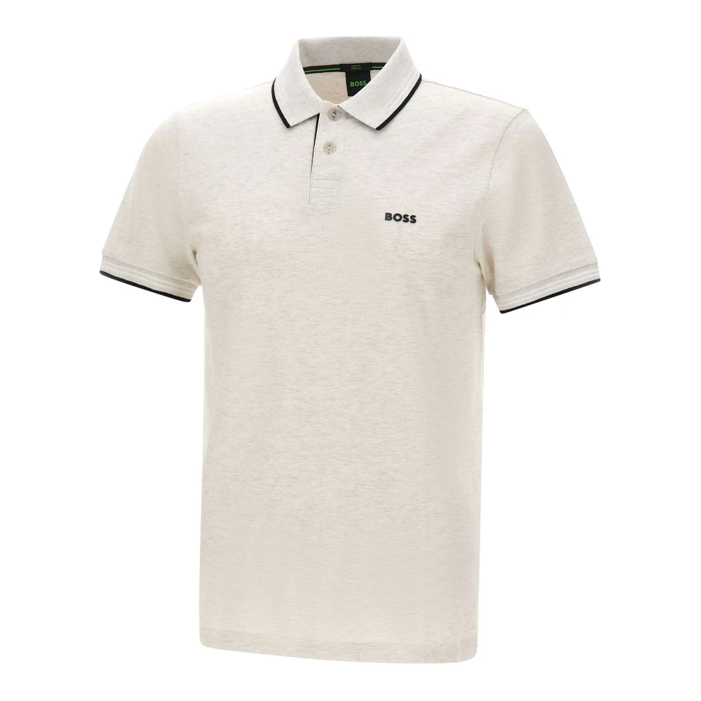Hugo Men's Gray Polo Shirts, L, Paul Polo
