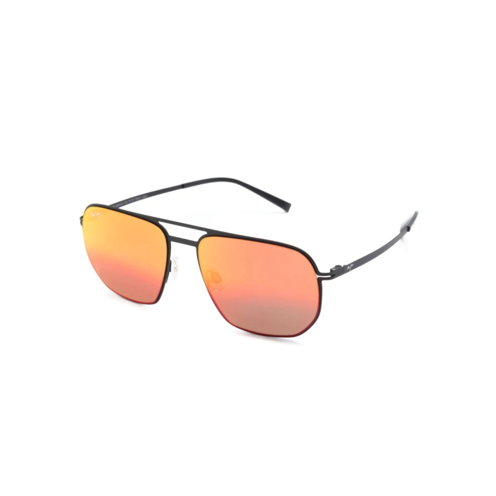 Maui Jim Men's Black Sunglasses, 55 Mm, Shark`S Cove Sunglasses
