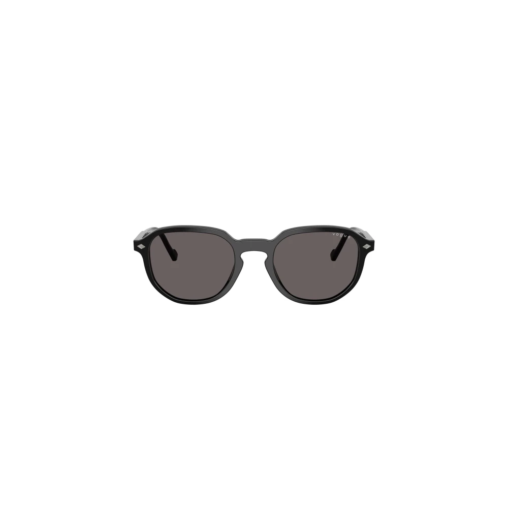 Vogue Men's Black Sunglasses, 51 Mm, Irregular Sunglasses