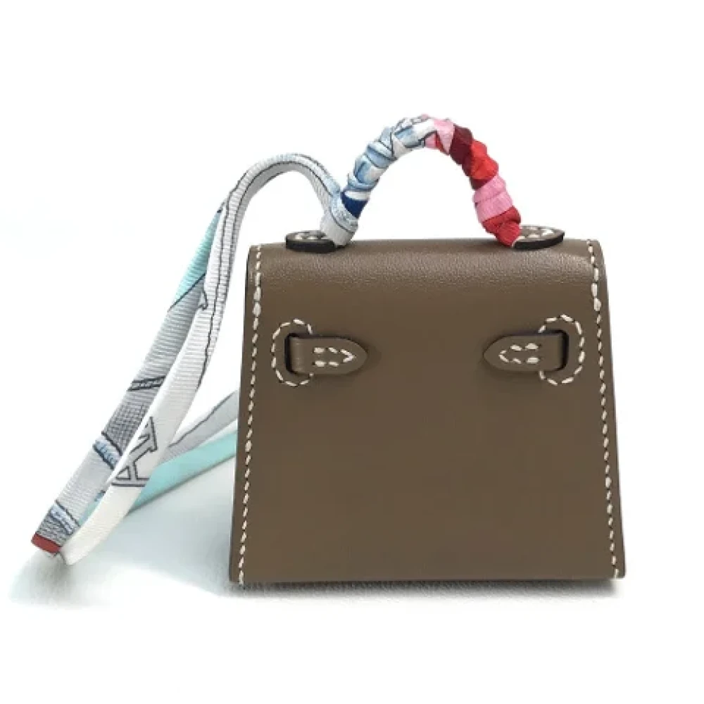 Hermès Vintage Pre-owned Fabric handbags Brown Dames