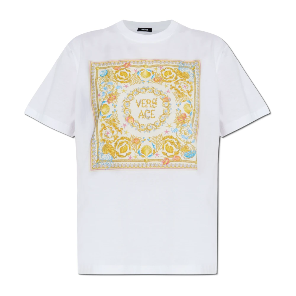 Versace - Tops > T-Shirts - White - Versace - Modalova