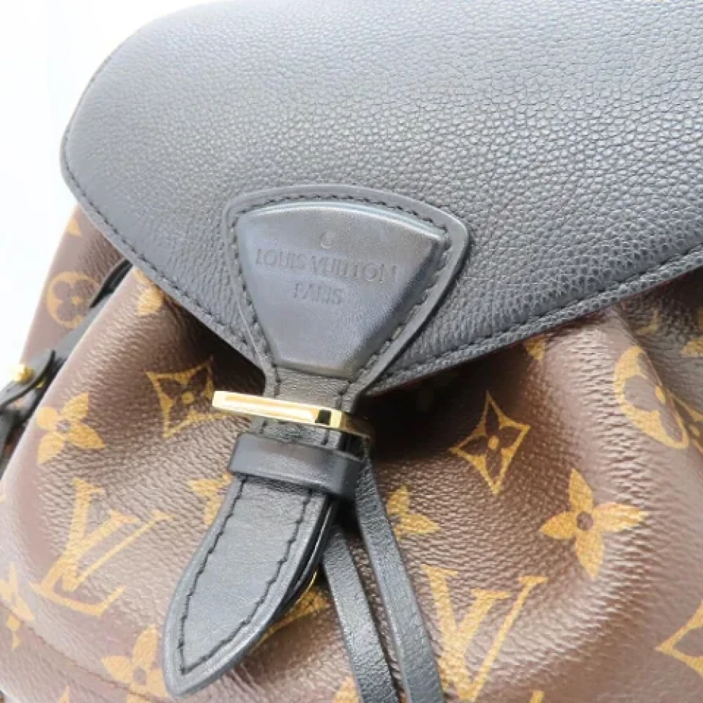 Louis Vuitton Vintage Pre-owned Canvas backpacks Brown Dames