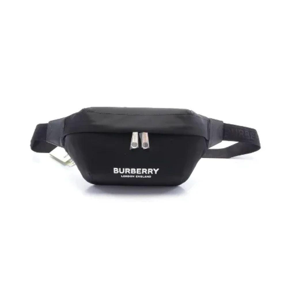 Burberry Vintage Pre-owned Canvas shoulder-bags Black Heren