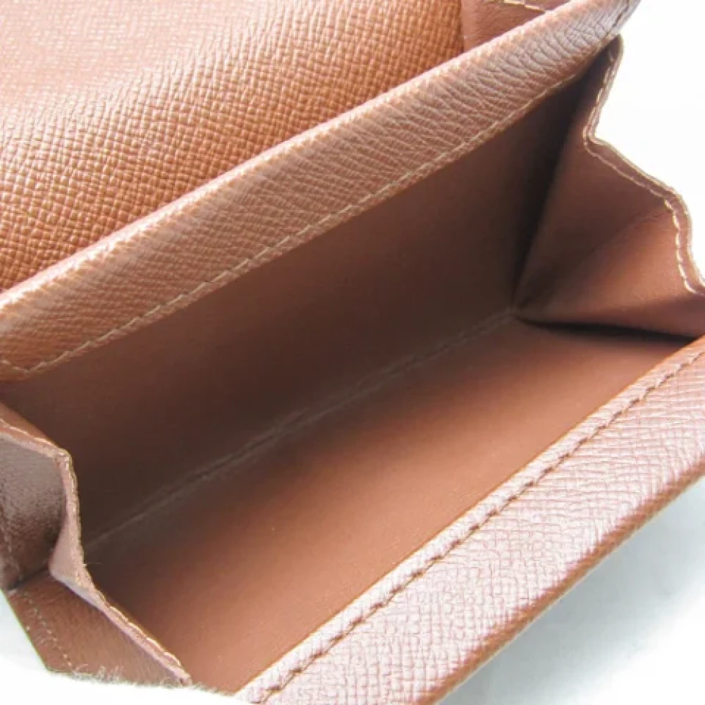 Louis Vuitton Vintage Pre-owned Canvas wallets Brown Dames