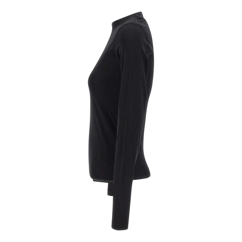 Birgitte Herskind Zwarte Stretch Katoen Laura Sweater Black Dames