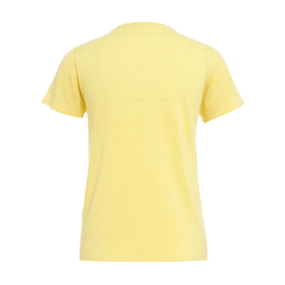 majestic filatures Gele T-shirt voor vrouwen Yellow Dames