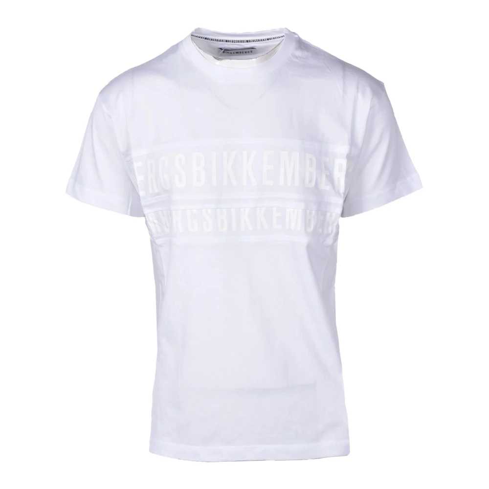 Bikkembergs Katoenen T-shirt White Heren