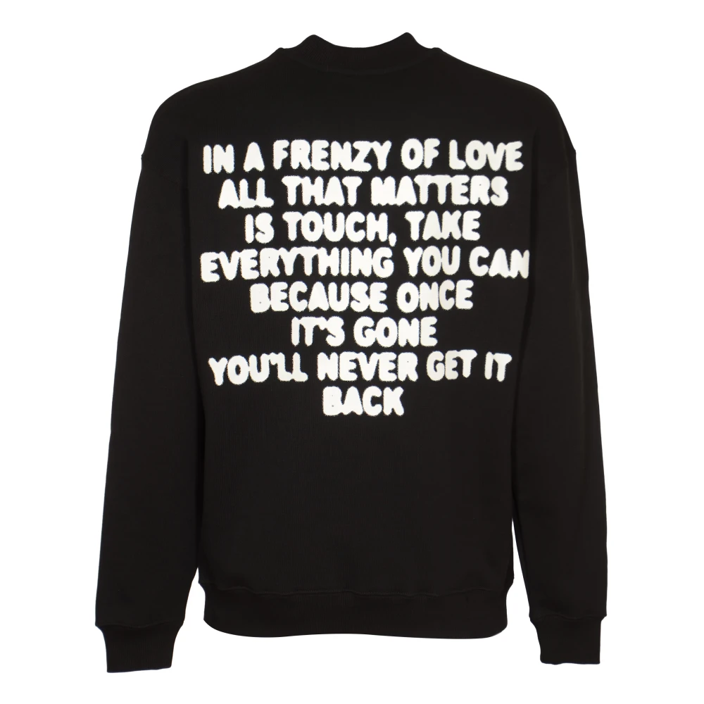 Msgm Zwarte Herentrui Black Heren
