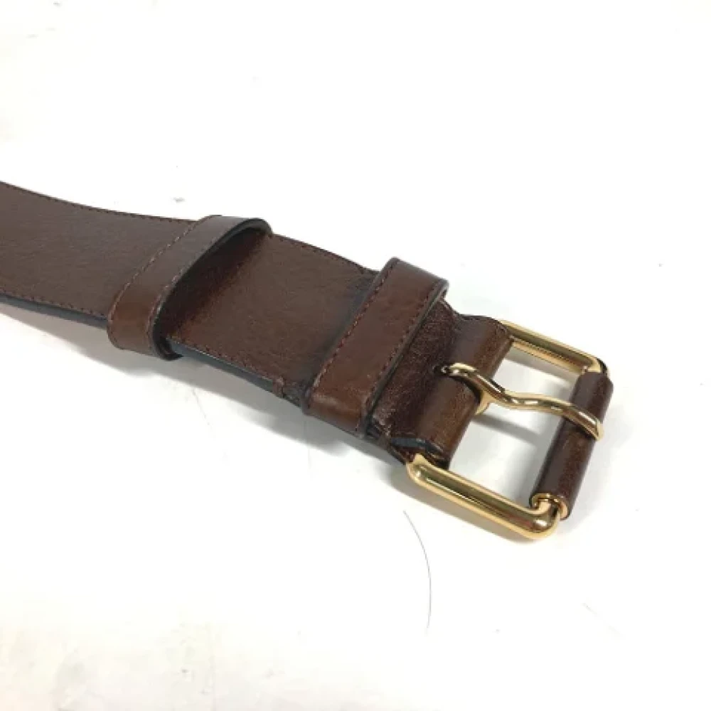 Louis Vuitton Vintage Pre-owned Leather belts Brown Dames
