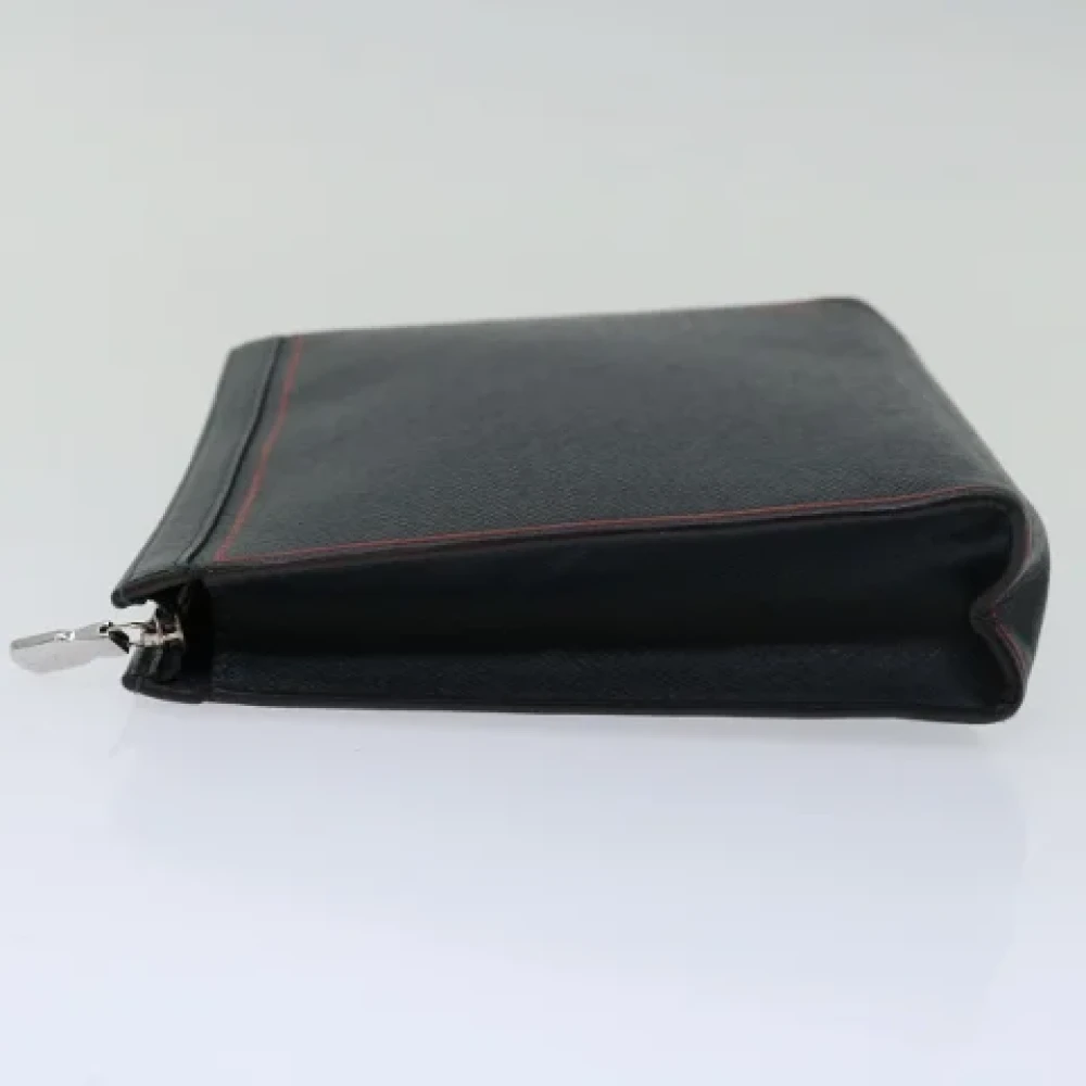 Louis Vuitton Vintage Pre-owned Leather clutches Black Dames