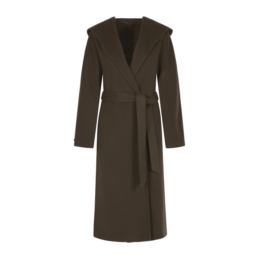 PESERICO Bruine Wol Kasjmier Jas Vrouwen Brown Dames