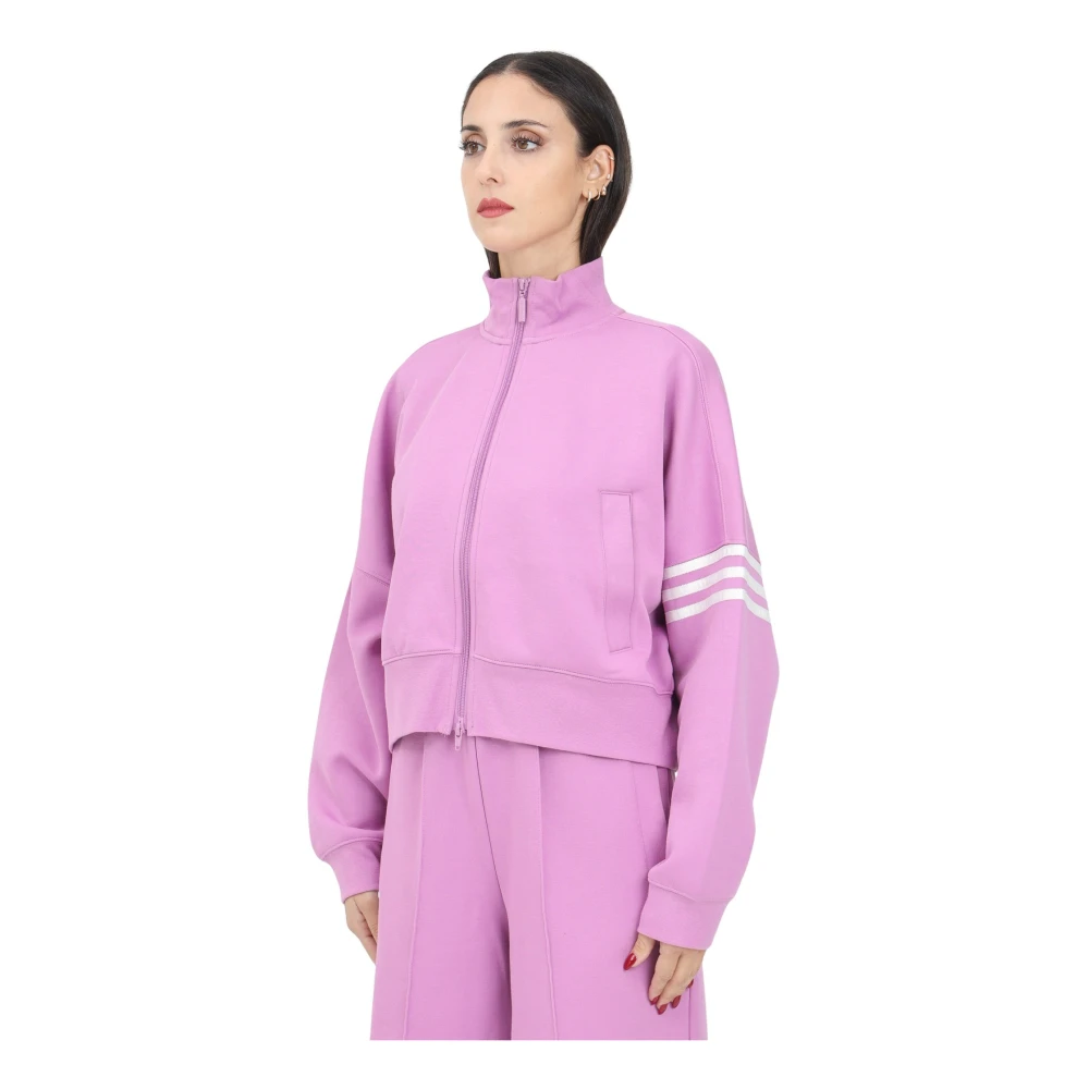 adidas Originals Hoodie met rits Pink Dames