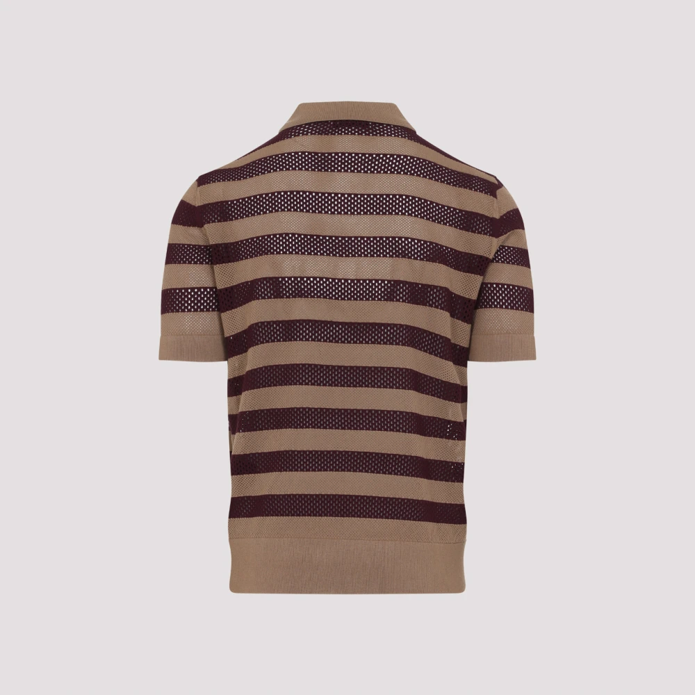 Dries Van Noten Multicolor T-shirt voor mannen Brown Heren