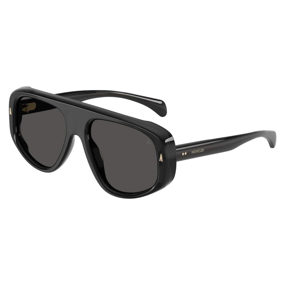 Moncler Unisex Grey Me6035u Auron 305087 Sunglasses Acetate Pilot Normal - Image 2