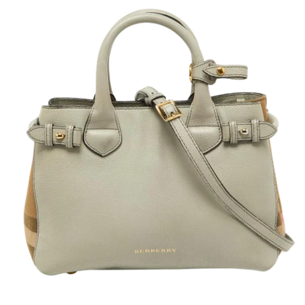 Burberry hotsell leather tote