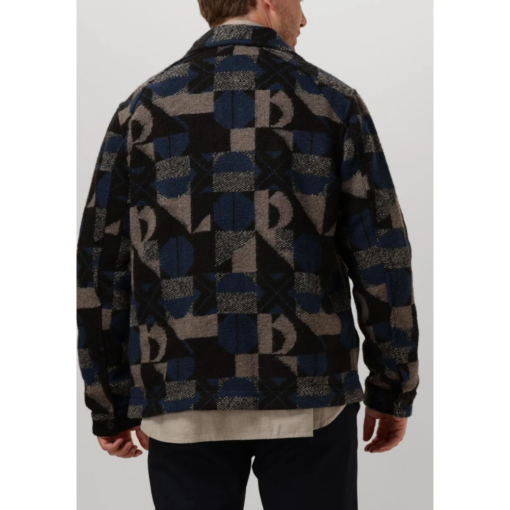 Dstrezzed Blauw Overshirt voor Heren Maverick Blue Heren