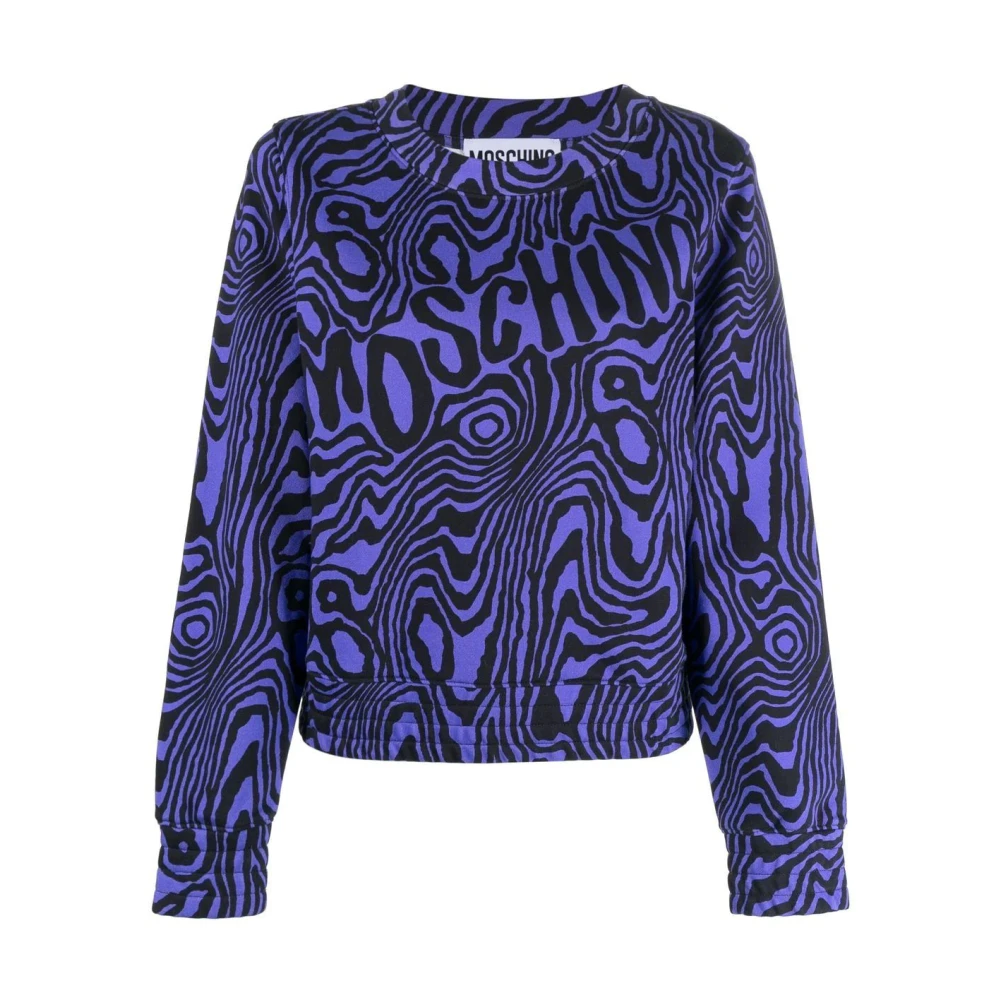 Moschino Women's Blue Sweatshirt - Sweatshirts - Xs - Sweatshirts & Hoodies