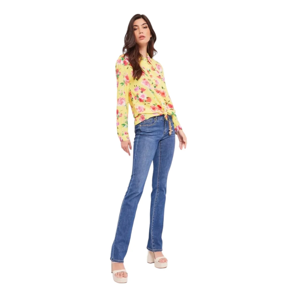 Gaudi Klassieke Boot-cut Jeans Blue Dames