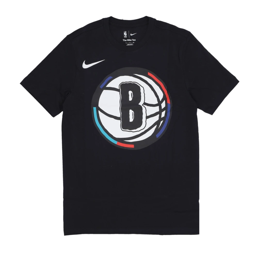Nike Black Brooklyn Nets Nba Logo Tee - Male - Training T-Shirts & Tops - L - Sport