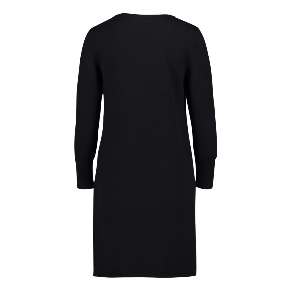 Betty Barclay Elegante Gebreide Jurk met Ronde Halslijn Black Dames