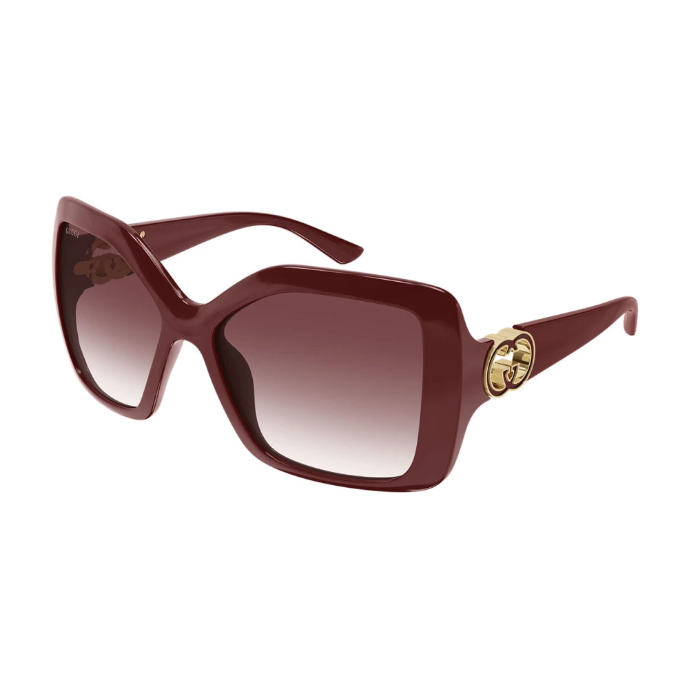 Gucci Unisex Red Gg2015s Sunglasses - Sunglasses - 59 Mm - Accessories