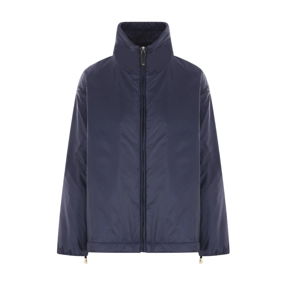 Max Mara Waterafstotende jas met CameLuxe vulling Blue Dames