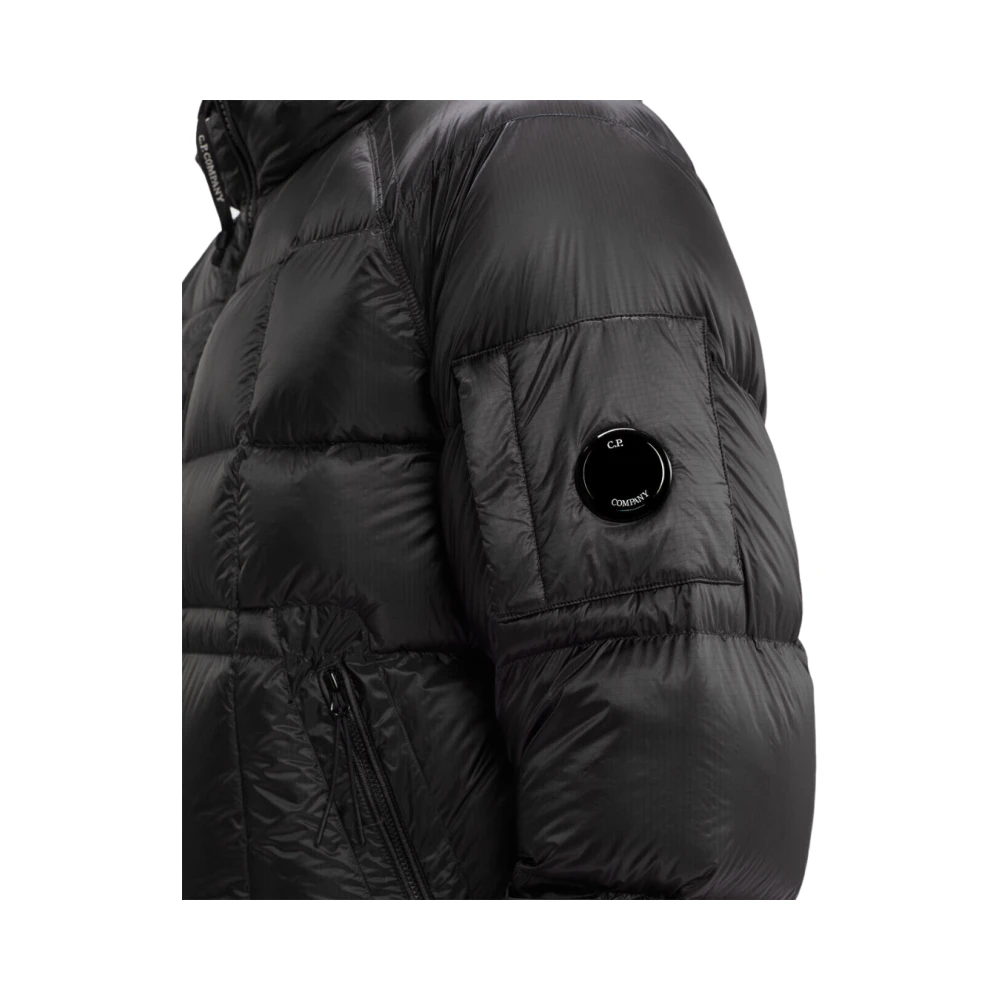 C.P. Company Korte Hooded DD Shell Nylon Jas Black Heren