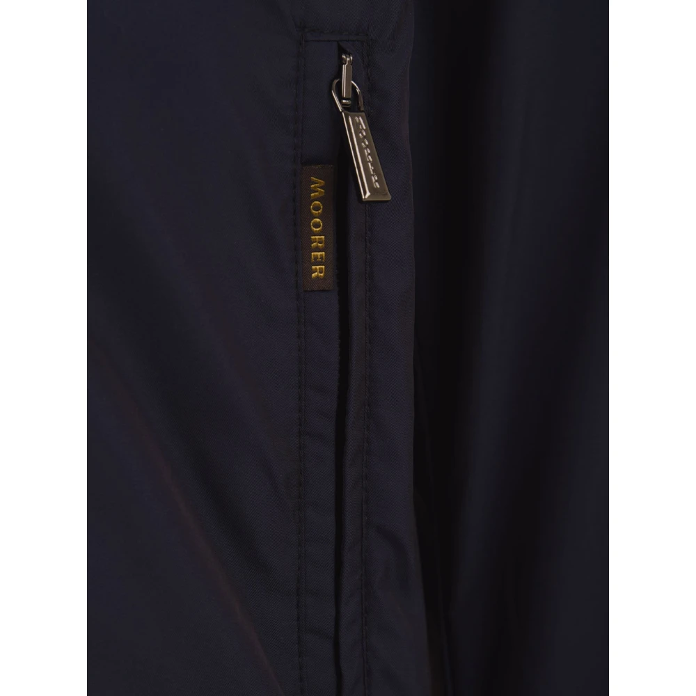 Moorer Blauwe Mezzano-KM Jas Blue Heren