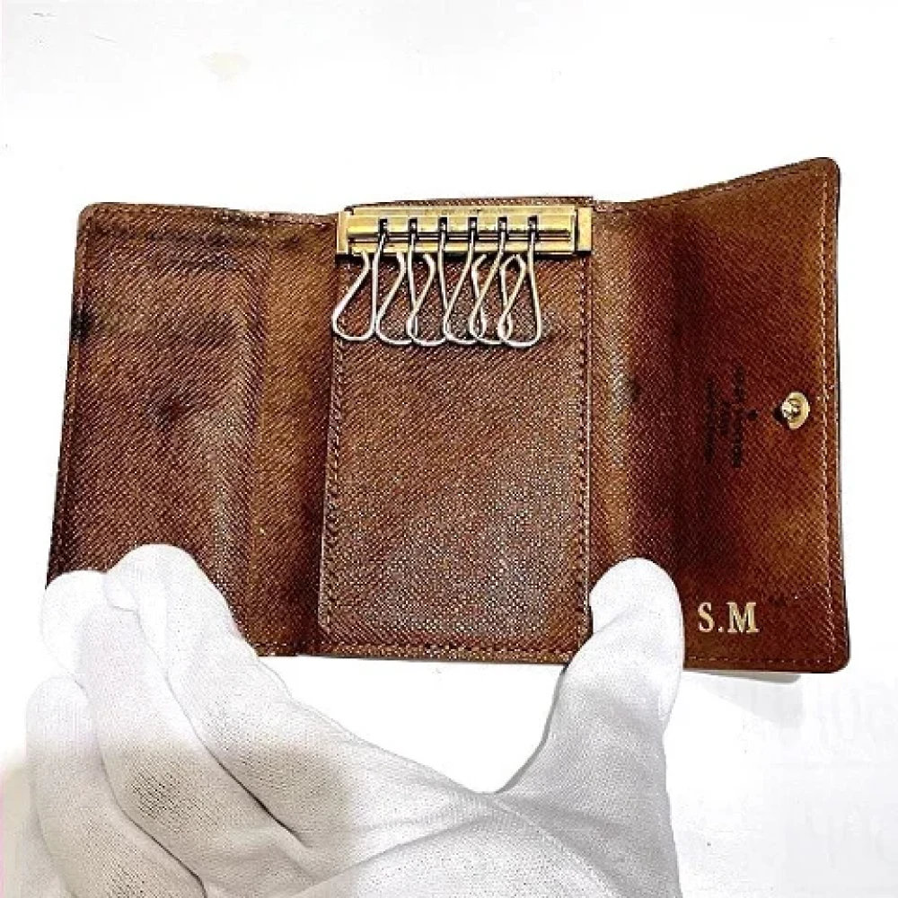 Louis Vuitton Vintage Pre-owned Canvas key-holders Brown Dames