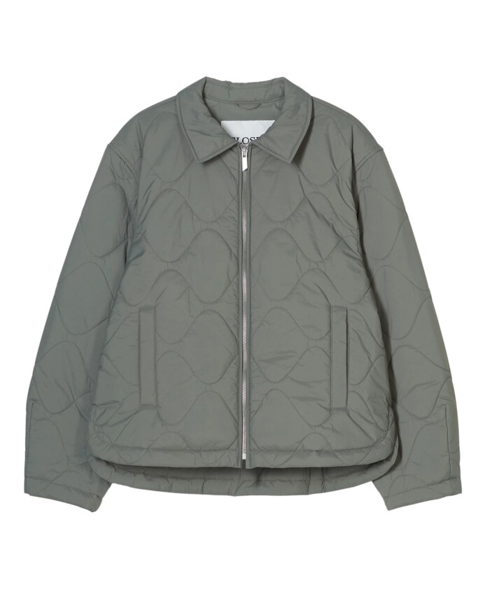 veste-blouson-courte-matelassee-en-vert