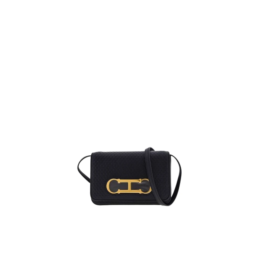 Carolina Herrera Initials Insignia Crossbody Tas Black Dames