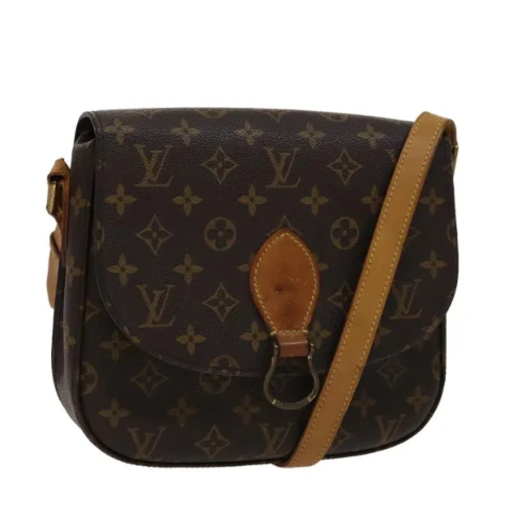 Louis Vuitton Vintage Pre-owned Canvas louis-vuitton-vskor Brown, Dam