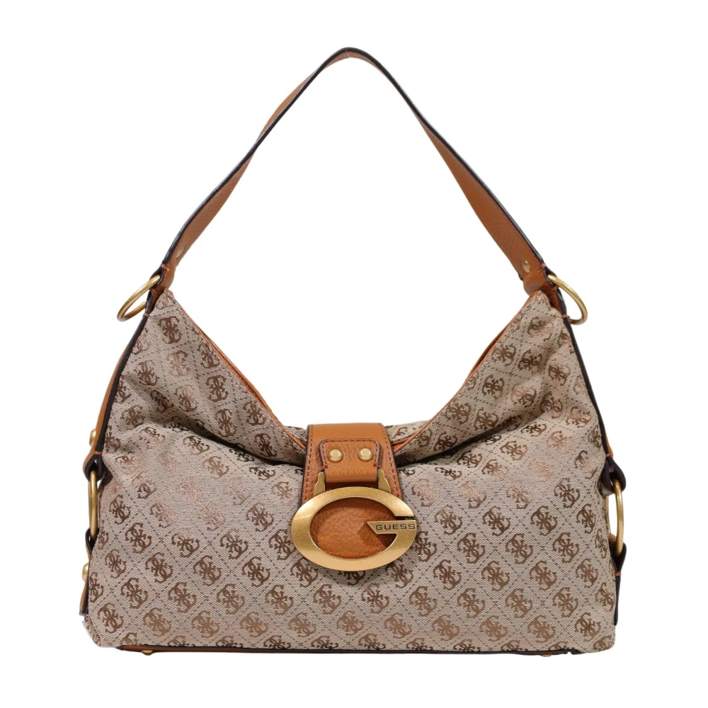 Guess Women's Beige Shoulder Bags, One Size, Camden Shoulder Bag