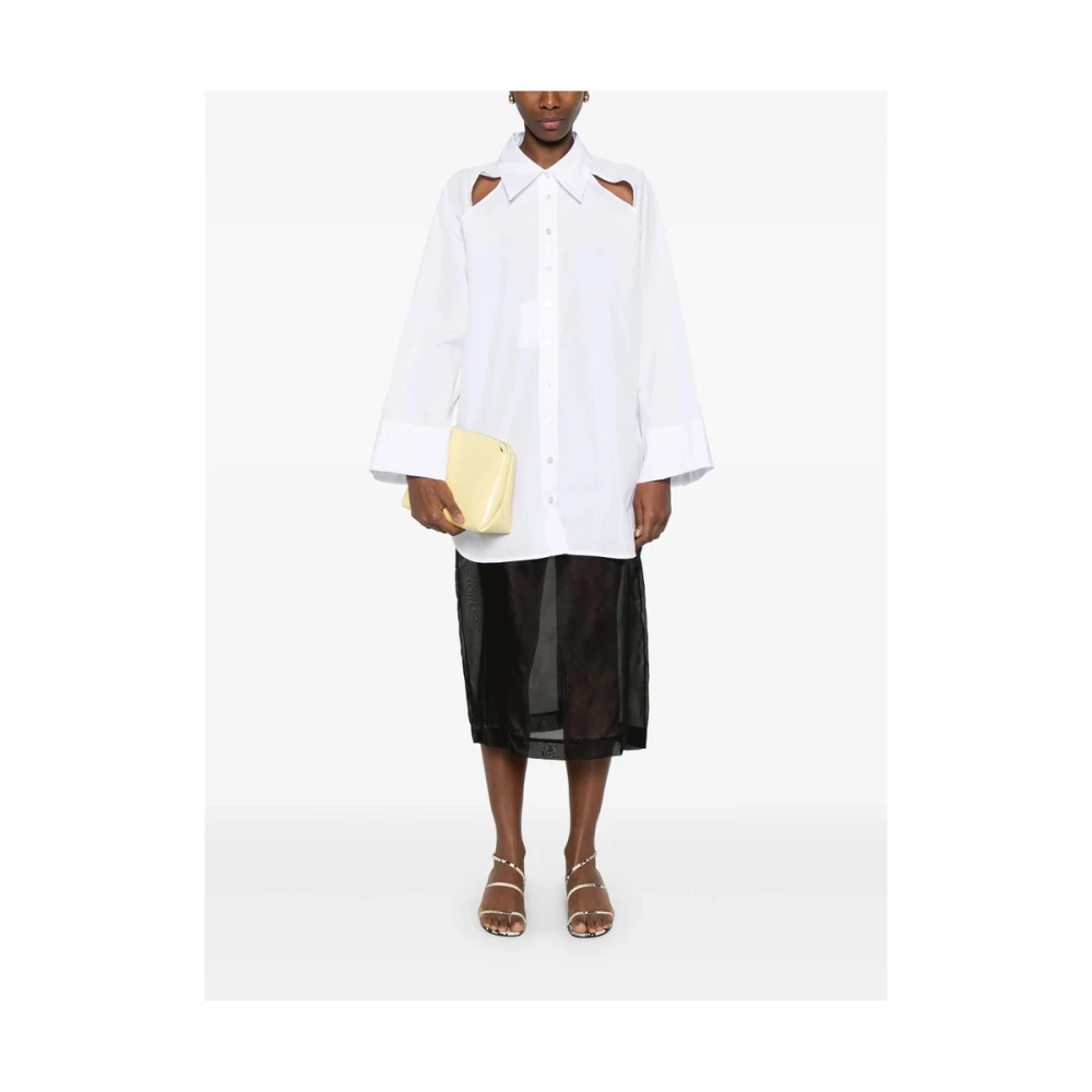 Marella Witte Button-Up Shirt Emily R. White Dames