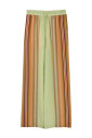 pantalon-large-soie-raye-vert