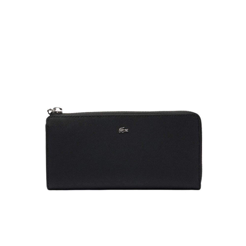 Lacoste Daily City Portemonnee Zwart Krokodil Black Dames