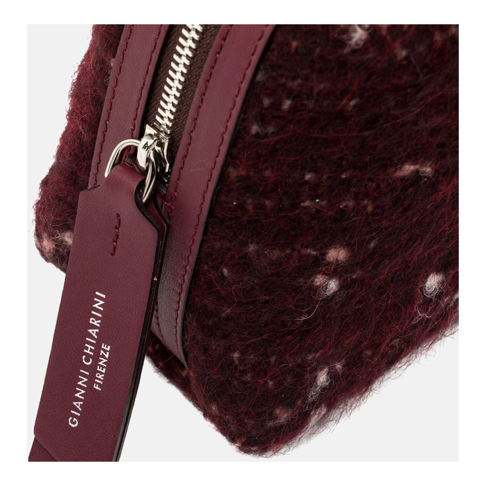 Gianni Chiarini Compacte Alifa Handtas in Bordeaux Red Dames