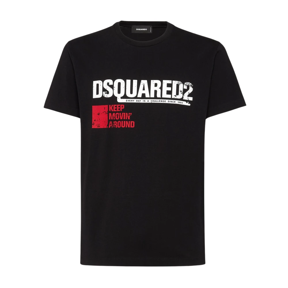 Dsquared2 T-Shirt Black Heren