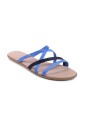 sandales-plates-en-cuir-bleu